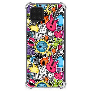 Samsung Galaxy A12 Anti Shock Bumper Case Punk Rock