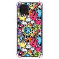 Samsung Galaxy A12 Anti Shock Bumper Case Punk Rock - thumbnail