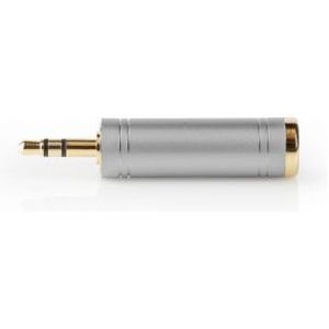 Stereo Adapter | 3.5 mm Male to 6.35 Female | Metal