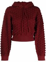 Stella McCartney hoodie à lien de resserrage - Rouge