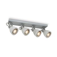 Light depot - LED opbouwspot Vedi 4 lichts - 48 cm - betongrijs - Outlet - thumbnail