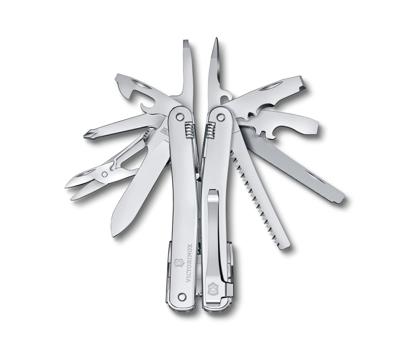 Victorinox Swiss Tool Spirit MX Clip 3.0224.MKB1 Multitool Aantal functies 24 Zilver