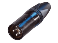 Neutrik NC3MXX-BAG XLR Connector 3p Male Zwart