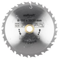 Wolfcraft 6347000 Cirkelzaagblad 190 x 30 x 1.8 mm Aantal tanden: 24 1 stuk(s) - thumbnail