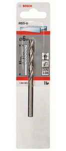 Bosch Accessories 2608585926 HSS Metaal-spiraalboor 6 mm Gezamenlijke lengte 93 mm Geslepen DIN 338 Cilinderschacht 1 stuk(s)