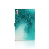 Hoes Lenovo Tab P11 Gen 2 Painting Blue - thumbnail