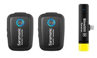 Saramonic Blink500-B4 dubbele draadloze dasspelmicrofoon voor iOS