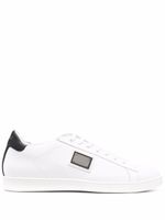 Philipp Plein baskets en cuir - Blanc