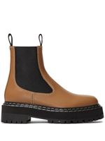 Proenza Schouler bottines chelsea à semelle crantée - Marron