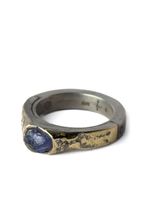 Parts of Four bague Sistema en or 18ct sertie de tanzanite - Argent