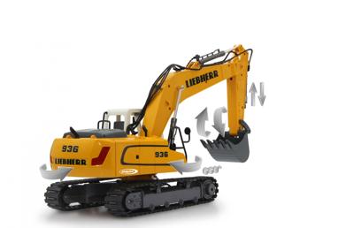 Jamara graafmachine RC Liebherr R936 2,4 GHz geel 1:20 Jamara graafmachine RC Liebherr R936 2,4 GHz geel 1:20