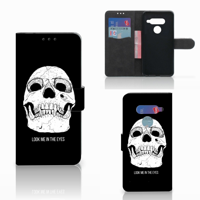 Telefoonhoesje met Naam LG V40 Thinq Skull Eyes