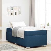 vidaXL Bedframe Anders Blauw 90 x 190 cm Stof