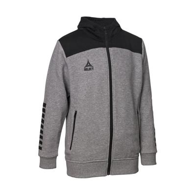 Select Hoodie Oxford - Zwart/Grijs Kids