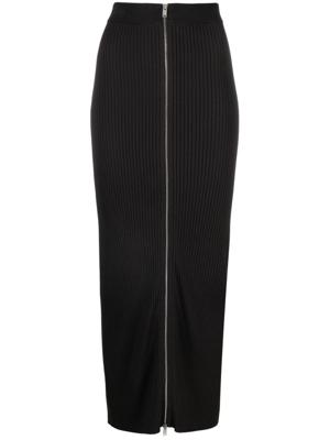 Nanushka Meika ribgebreide midi-rok - Bruin Nanushka Meika ribgebreide midi-rok - Bruin