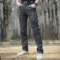 Voor heren Cargohosen Cargo-broek Vechtbroek Tactische broek Tactisch Zak met rits Meerdere zakken Kruis met inzetstukken Effen Ademend Sneldrogend Volledige lengte Casual Dagelijks Broek Tactisch Lightinthebox