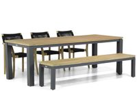 Lifestyle Dallas/Veneto 230 cm dining tuinset 5-delig