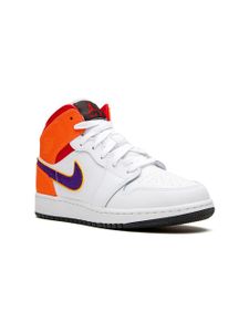 Jordan Kids baskets montantes Air Jordan 1 (GS) - Blanc