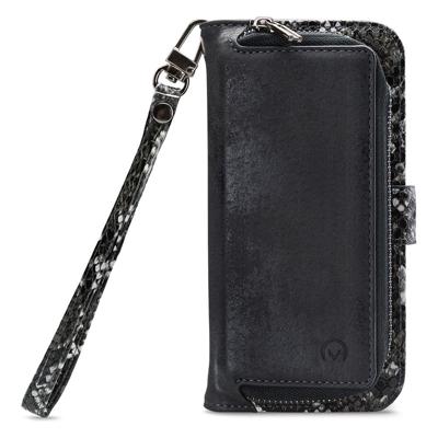 Mobilize - iPhone 8 Plus Hoesje - Uitneembare Gelly Wallet Case Slangen Zwart