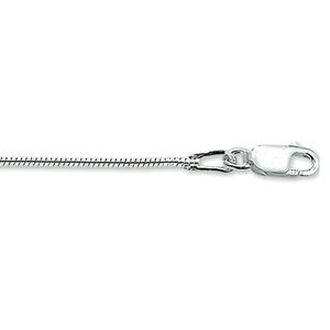 TFT Zilveren Ketting Slang Rond 1,2 mm x 41-45 cm