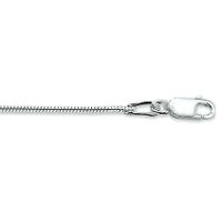 TFT Zilveren Ketting Slang Rond 1,2 mm x 41-45 cm - thumbnail