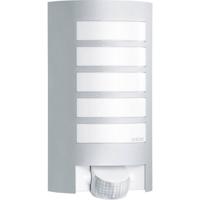 Steinel L 12 S 657918 Buitenlamp met bewegingsmelder (wand) Spaarlamp, LED E27 60 W Zilver - thumbnail