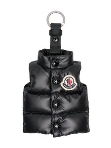 Moncler porte-clés à design de gilet - Noir