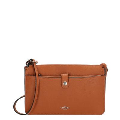 Charm London Stratford Schoudertas cognac III  Damestas