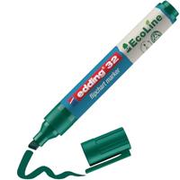 Edding flipchartmarker 32 EcoLine, navulbaar, 1-5 mm, groen