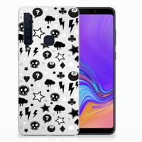 Silicone Back Case Samsung Galaxy A9 (2018) Silver Punk