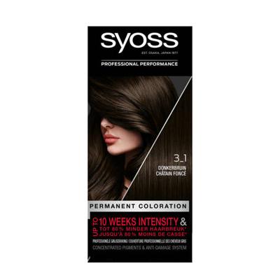 Syoss Color baseline 3-1 Donkerbruin 1 stuks