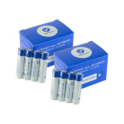 Veripart Alkaline AAA-batterijen 24 stuks Duo Pack