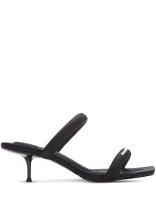 Alexander Wang mules Jessie 55 mm à logo imprimé - Noir