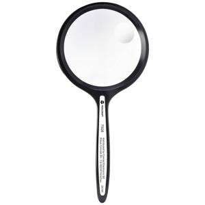 TOOLCRAFT TO-8976465 Vergrootglas Vergrotingsfactor: 2 x, 4 x Lensgrootte: (Ø) 63.5 mm Zwart