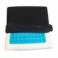 Zitkussen met Gel en Memory foam | Afneembare hoes | Langdurig zitten | Auto, thuis of kantoor | Aidapt | VA126SD