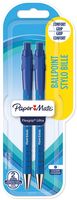 Paper Mate balpen Flexgrip Ultra RT medium, blauw, blister van 2 stuks