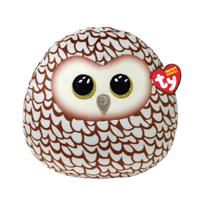 TY Squish a Boo Knuffelkussen Uil Whoolie 20 cm - thumbnail