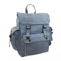 Highlander rugzak Retro 16,5 liter katoen blauw