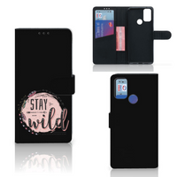 Alcatel 1S (2021) Leuk Hoesje Boho Stay Wild