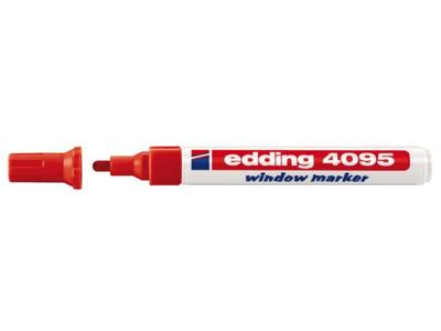 Edding 4095 markeerstift 10 stuk(s) Rood Blok Edding 4095 markeerstift 10 stuk(s) Rood Blok