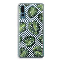 Geometrische jungle: Huawei P20 Pro Transparant Hoesje