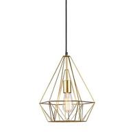 QAZQA Smart industriële hanglamp goud incl. wifi ST64 - Carcass - thumbnail