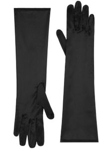 Dolce & Gabbana full-finger design silk gloves - Noir