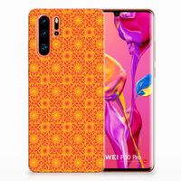 Huawei P30 Pro TPU bumper Batik Oranje - thumbnail