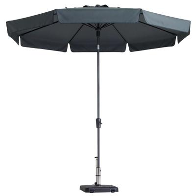 Madison Parasol Flores Luxe rond 300 cm grijs Madison Parasol Flores Luxe rond 300 cm grijs