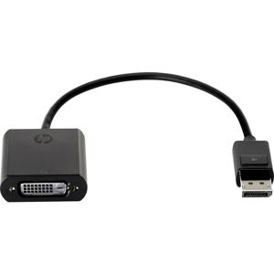 HP F7W96AA DisplayPort / DVI Adapter [1x DisplayPort stekker - 1x DVI-bus 24+1-polig] Zwart