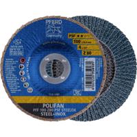 PFERD 69300662 PFF 100 Z 80 PSF STEELOX/16,0 Lamellenschijf Diameter 100 mm Boordiameter 16 mm RVS, Staal 10 stuk(s)