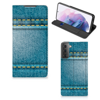 Samsung Galaxy S21 Plus Hippe Standcase Jeans - thumbnail