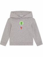 Dolce & Gabbana Kids hoodie à logo - Gris