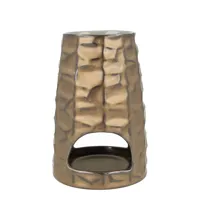 Scentchips Pion Gebeiteld Brons waxbrander geurbrander